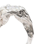 grosse bague en argent 925 et moissanite